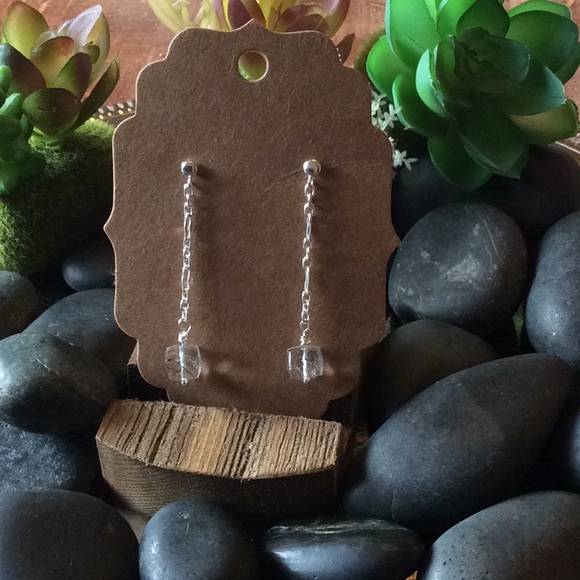 Jewelry - Drop Earrings Black Rutilated Quartz